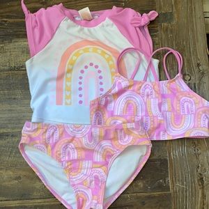 Cat and Jack girls size 8 (m) swimsuit